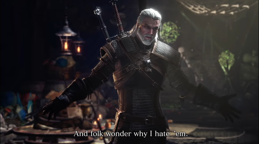 «Чертов портал» забросит Геральта из Ривии в Monster Hunter: World