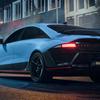 Hyundai Ioniq 6 N ззаду у вечірній час