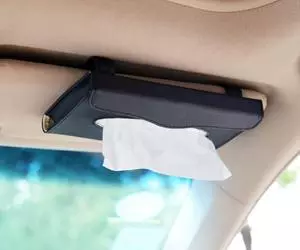 Sun Visor Napkin + Tissue Holder