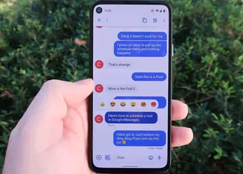 Google Messages теперь поддерживает полноэкранные анимационные эффекты для эмодзи