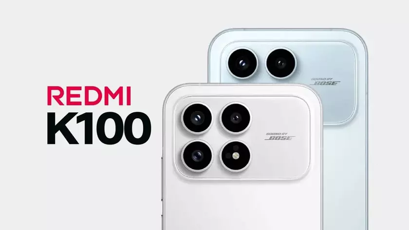 Смартфон Redmi K100 на концептуальном рендере