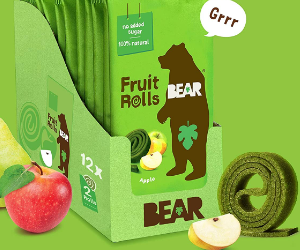 Real Fruit Snack Rolls, Apple 