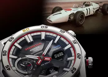 Casio готовит глобальный релиз часов, посвященных первой победе Honda в Формуле-1