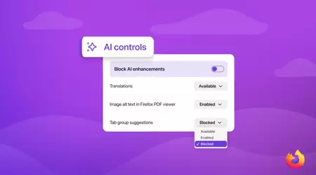 Firefox will be able to completely disable AI features
