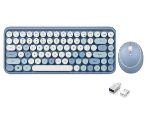 Perixx PERIDUO-713BL Wireless Mini Keyboard and ...
