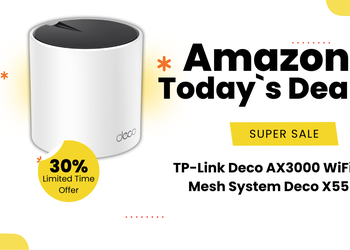 TP-Link Deco X55 WiFi 6 Mesh System – Now $30 Off!