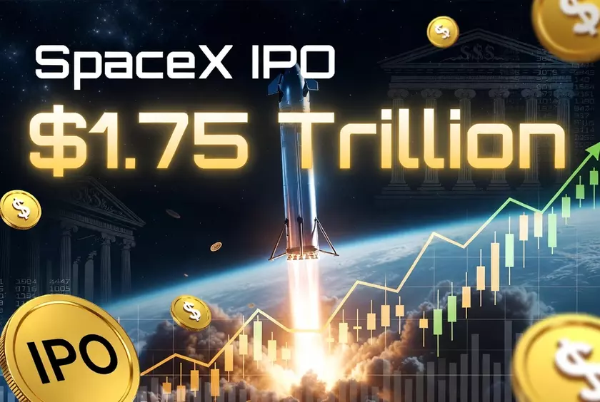 Ракета SpaceX перед стартом