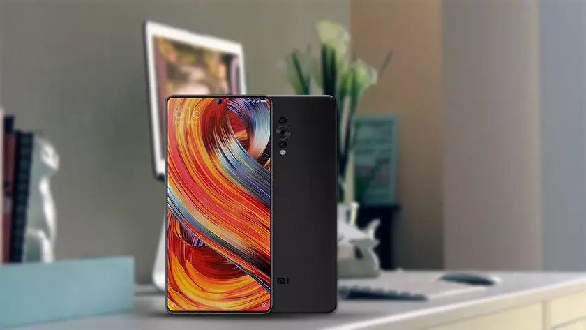 «Живое» фото Xiaomi Mi Mix 3: с уменьшенной нижней рамкой, но без фронтальной камеры
