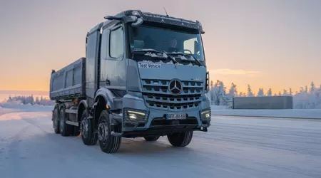Electric Mercedes-Benz eArocs 400 Underwent Winter Testing in Finland