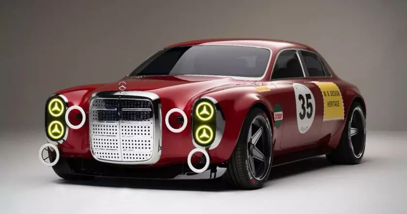 Reviving a Legend: Mercedes Unveils the Modern Red Pig Concept
