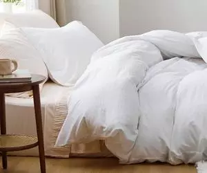Bedsure White Duvet Cover