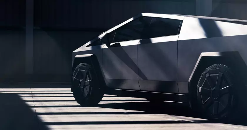 Иллюстрации Tesla Cybertruck: будущее дизайна на грани фантастики