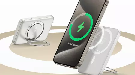 Baseus анонсувала Magnetic Rotating Stand Power Bank з об'ємом 5000 мАг і потужністю 20 Вт 