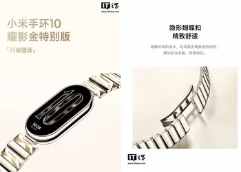 Xiaomi выпустила стильную "золотую" версию фитнес-браслета Xiaomi Band 10 Gold Edition