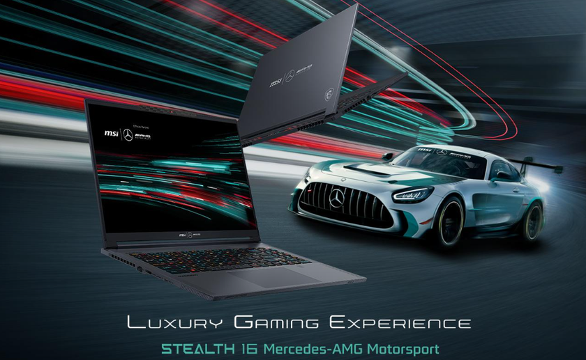 MSI представила лимитированную серию ноутбуков Stealth 16 Mercedes-AMG Motosport стоимостью €3299