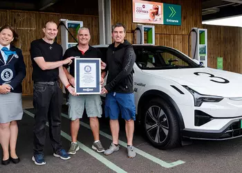 935 kilometres on a single charge on public roads: Polestar 3 sets a Guinness World Record