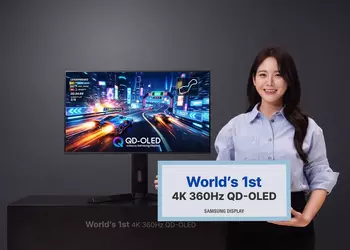 Samsung развивает QD-OLED-мониторы: скоро компания представит первую в мире с частотой обновления 360 Гц при разрешении 4K