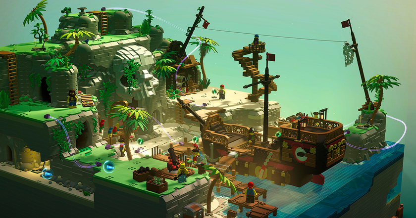 Состоялся релиз LEGO Bricktales: творческой головоломки, где игроки путешествуют по разным, живописным мирам