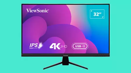 ViewSonic VX3267U: 32-дюймовий 4K IPS монітор із підтримкою Power Delivery на 65 Вт 