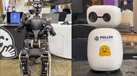 La société Hugging Face a présenté le robot humanoïde HopeJR et le mini-drone de bureau Reachy Mini