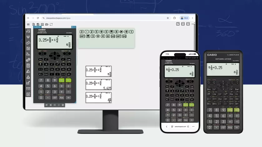 Casio предлагает бесплатный доступ к онлайн-калькулятору fx-300ES PLUS