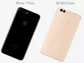 Bluboo Dual с двойной камерой показали рядом с iPhone 7 Plus