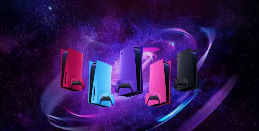 Почти все цвета радуги: Sony представила яркие сменные панели для PlayStation 5 и DualSense