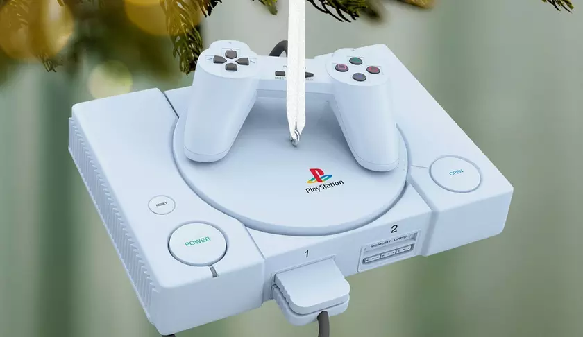 Illuminate and Relive the Game: PlayStation Console Ornament Brightens Up with Light and Sound