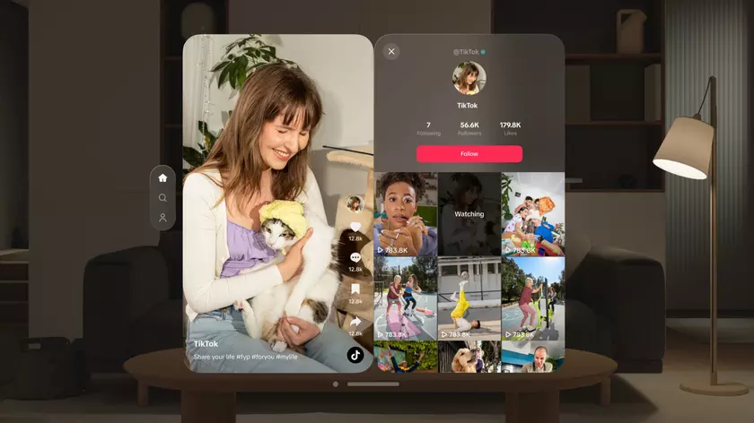 ByteDance выпустила приложение TikTok для Apple Vision Pro