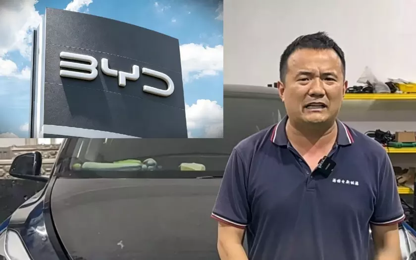 График глобальных продаж компании BYD