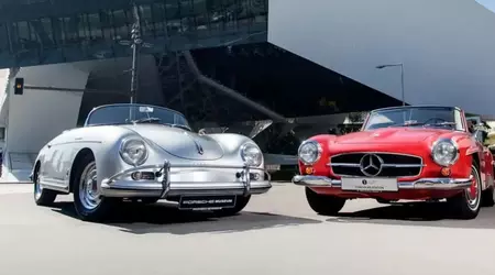 BMW і Porsche привітали Mercedes-Benz зі 140-річчям