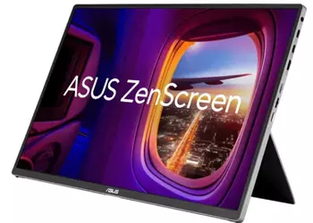 Asus представила портативный OLED-монитор ZenScreen MQ16FC c поддержкой сквозной зарядки