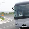 MAN Lion's Coach E electric bus prototype in camouflage colour scheme