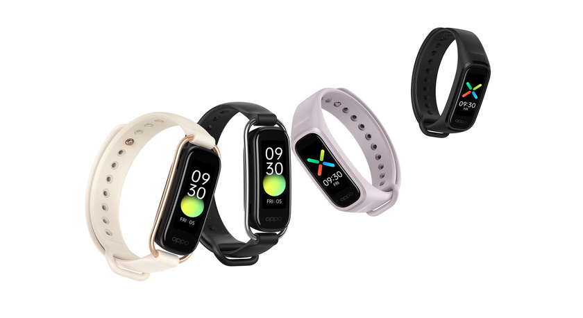 OPPO представила сразу три недорогих фитнес-трекера OPPO Band с 1,1" экранами и автономностью до 14 дней за $28
