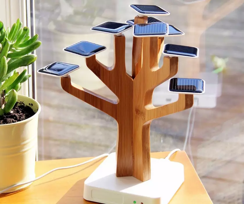Solar Suntree во благо экологии: солнечная зарядка в форме бонсая