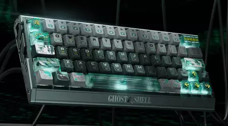 IQUNIX представила кастомні геймерські клавіатури EV63 для фанатів аніме Ghost in the Shell