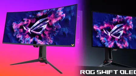 ASUS представила два геймерських монітори лінійки ROG Swift: 27” 4K-Tandem OLED та ультраширокий 34” QD-OLED з частотою 360 Гц