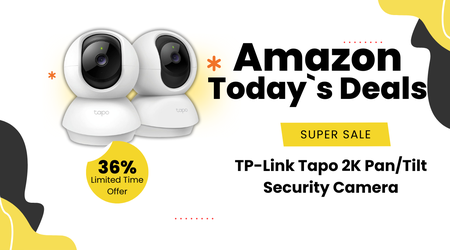 TP-Link Tapo 2K Pan/Tilt Security Camera – Now 36% Off!
