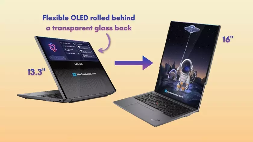 Lenovo ThinkPad Rollable XD: Будущее в каждом сантиметре