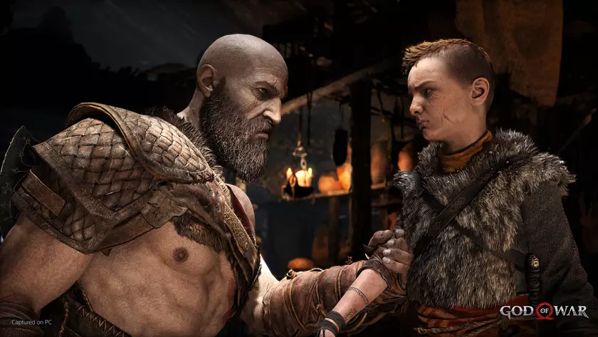 Скриншот из новой God of War: взгляд на мир Кратоса