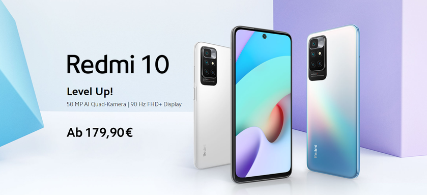50-МП камера, 5000 мА*ч и Helio G88 по цене от €179.90 – Redmi 10 дебютировал в Европе