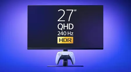 Sony представила перший геймерський монітор під брендом PlayStation з діагоналлю 27" і частотою до 240 Гц