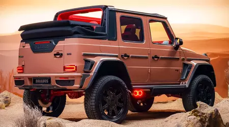 Brabus turned the G-Class into a convertible with portal axles