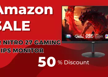 Acer Nitro 27 Gaming IPS Monitor - Now $200 Off! Amazing Deal!