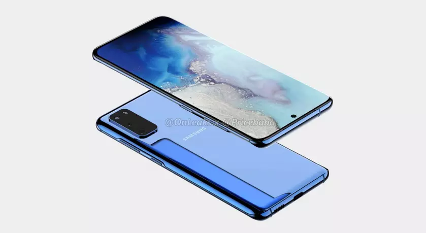 Samsung Galaxy S11e на рендерах: тройная камера, дисплей с закруглёнными краями и вырез по центру, как у Galaxy Note 10