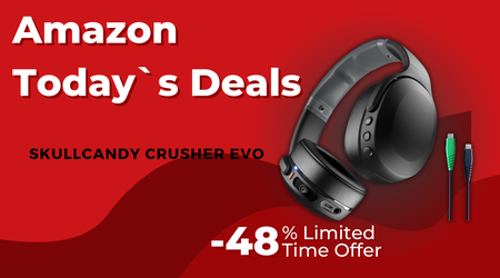 Skullcandy Crusher Evo Headphones – Bass-Heavy Sound with $96 Savings!