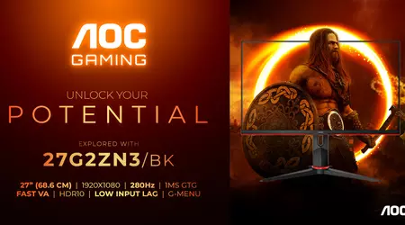 AOC AGON 27G2ZN3/BK - ігровий монітор із підтримкою 280 Гц вартістю $240