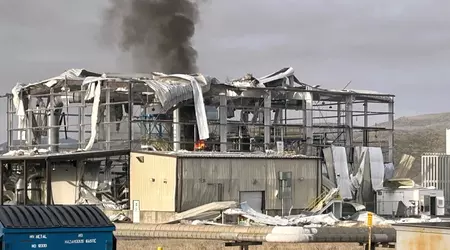 A factory that produced intercontinental ballistic missiles explodes in the US