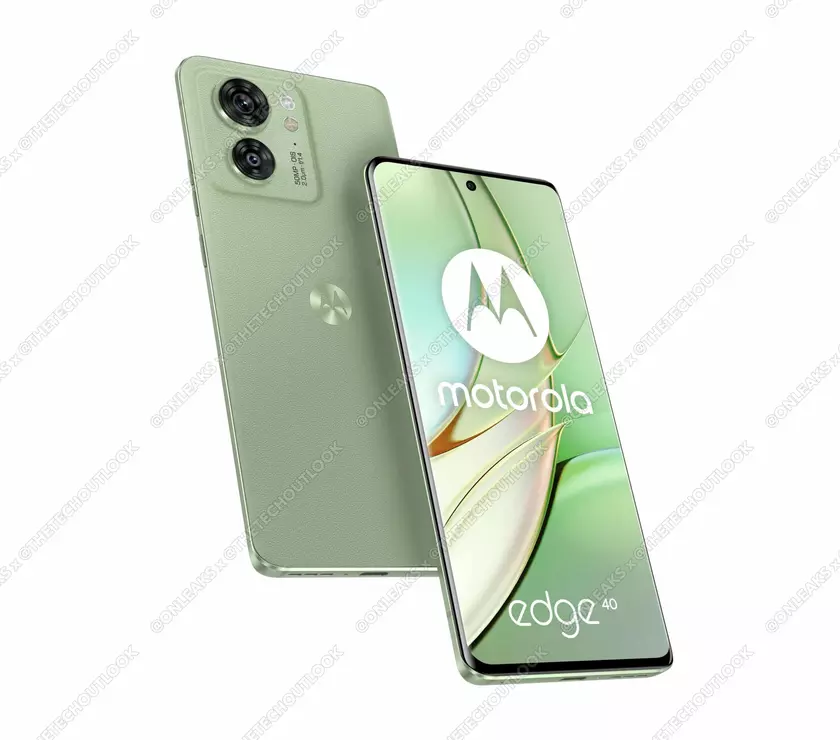 Вот как будет выглядеть Motorola Edge 40: новый топовый смартфон компании с экраном на 144 Гц и чипом MediaTek Dimensity 8020