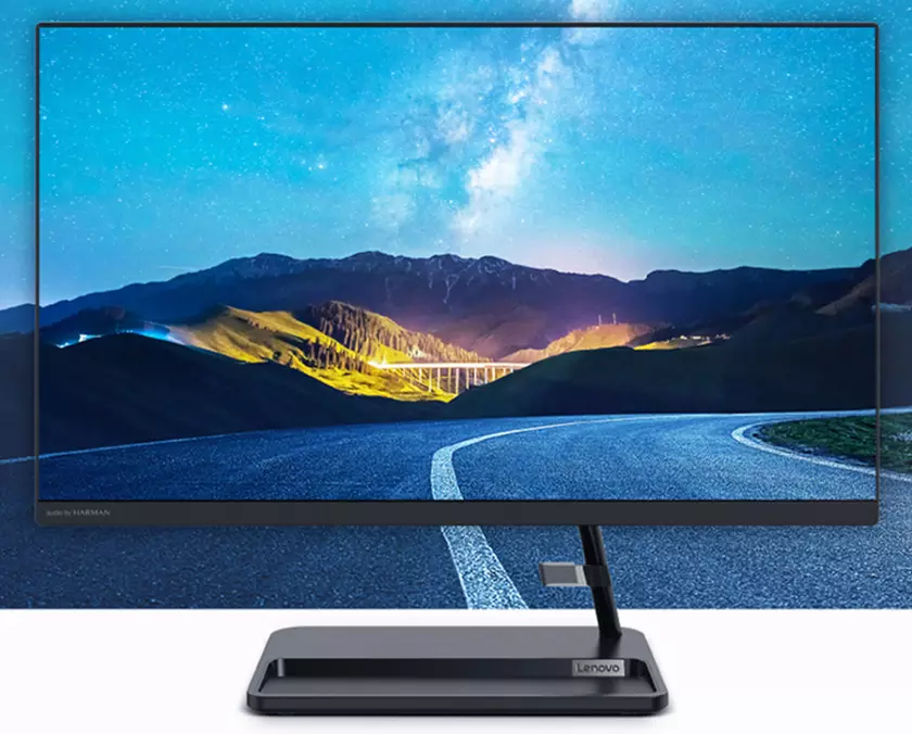 Lenovo AIO520: моноблок с FHD-экраном на 23.8 дюймов, выезжающей веб-камерой, чипом Intel Core i5 11-го поколения и 16 ГБ ОЗУ